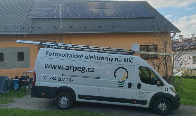Reference: Solární elektrárna s instalací bateriového úložiště - Zátor 