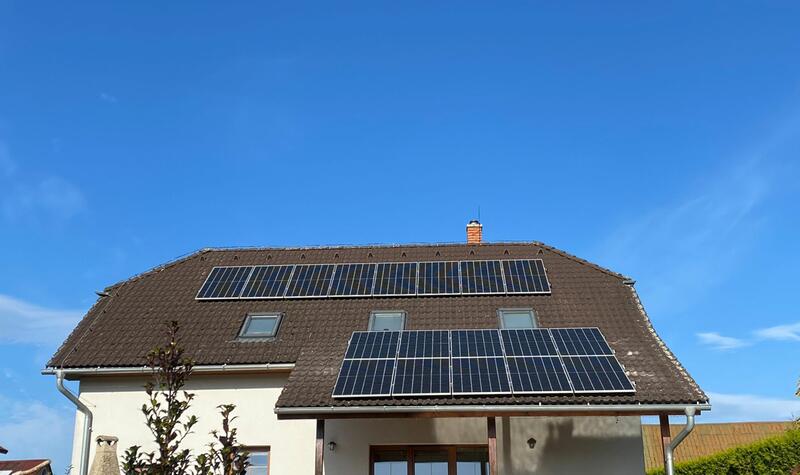 Reference: Fotovoltaická elektrárna s výkonem 8,1 kWp a vyřízením dotace - Osečná 
