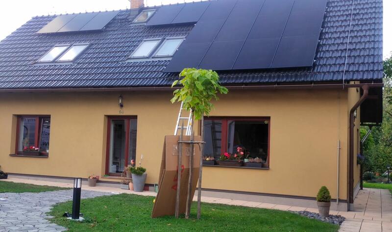 Reference: Fotovoltaika s možností ukládání vyrobené energie do baterií - Kozlovice