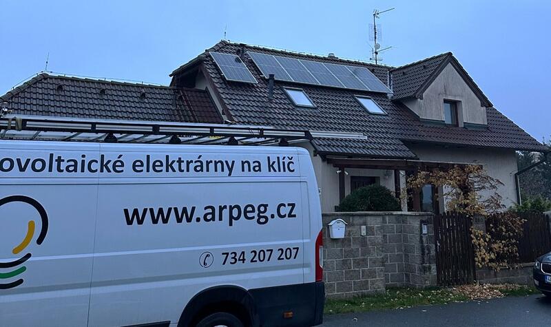 Reference: Fotovoltaika s výkonem 9,9 kWp a ukládáním do baterií - Lubná