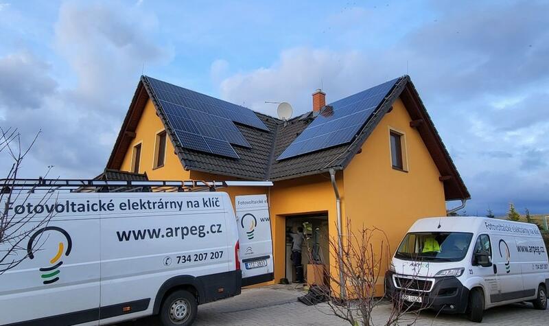 Reference: Solární elektrárna s výkonem 6,75 kWp a vyřízením dotace - Horní Libchava 