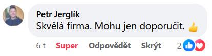 Reakcia klienta na Facebooku #1 Reference: Fotovoltaická elektrárna na míru s dotaci NZÚ - Pražmo 