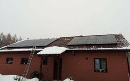 Reference Fotovoltaika s výkonem 9,9 kWp a baterií Pylontech - Bohdaneč-Kotoučov