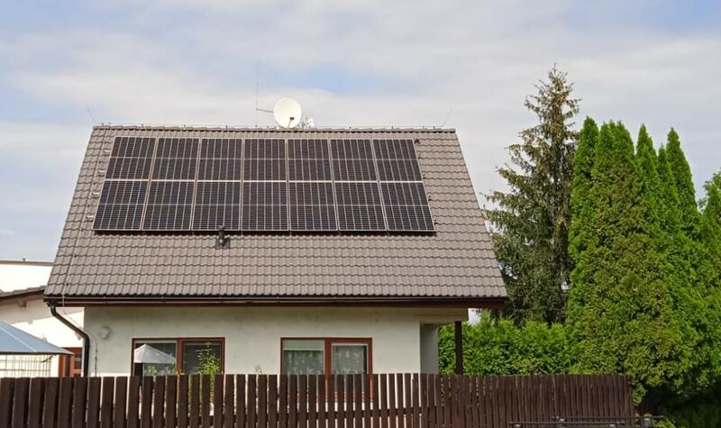 Reference: Solární elektrárna s vákonem 6,3 kWp instalovaná v Pardubicích 