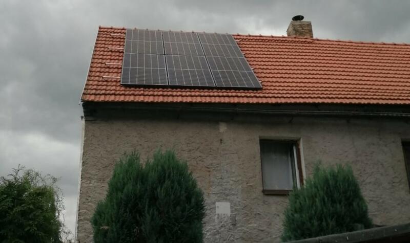 Reference: Fotovoltaická elektrárna s bateriovým úložištěm o kapacitě 7,2 kWh - Chabařovice 