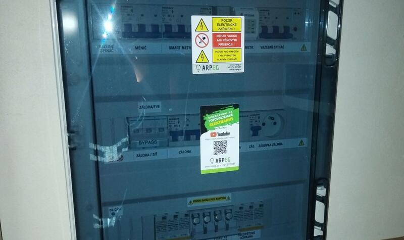 Reference: Fotovoltaická elektrárna s využitím bateriového systému - Vlašim-Domašín