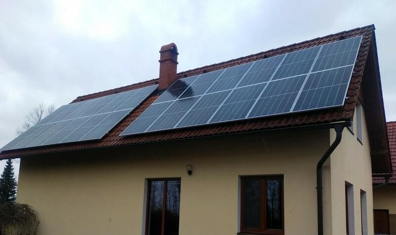 Reference: Fotovoltaická elektrárna s výkonem 14,4 kWp instalovaná v Janově