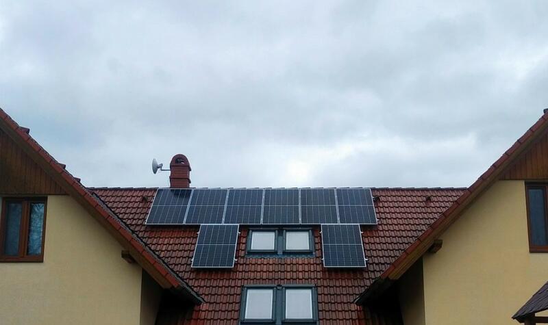 Reference: Fotovoltaická elektrárna s výkonem 14,4 kWp instalovaná v Janově