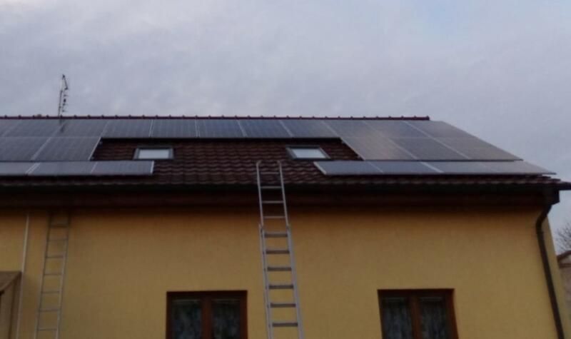 Reference: Fotovoltaika s výkonem 9,45 kWp a ukládáním vyrobené energie do baterií - Zbůch 