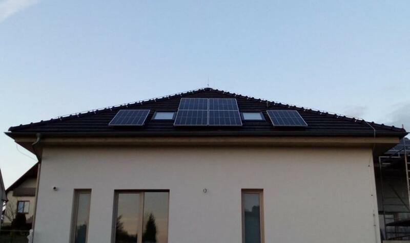 Reference: Instalace fotovoltaické elektrárny s výkonem 8,55 kWp - Radimovice u Želče
