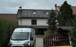 Reference Instalace fotovoltaické elektrárny a bateriového úložiště - Křešice-Třeboutice