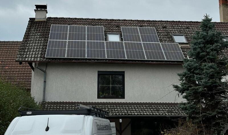 Reference: Instalace fotovoltaické elektrárny a bateriového úložiště - Křešice-Třeboutice 