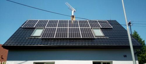 Reference Fotovoltaická elektrárna s výkonem 5,4 kWp - Obříství-Dušníky