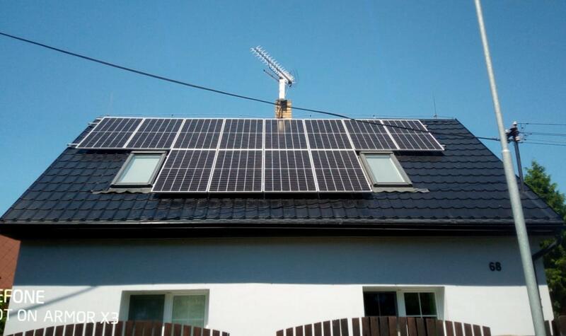 Reference: Fotovoltaická elektrárna s výkonem 5,4 kWp - Obříství-Dušníky 