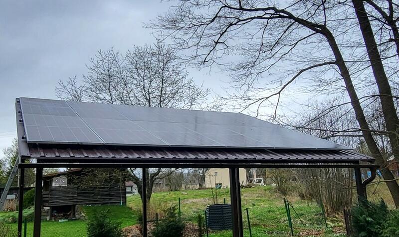 Reference: FVE s bateriovým úložištěm a dobíjecí stanici pro elektromobil - Velký Šenov