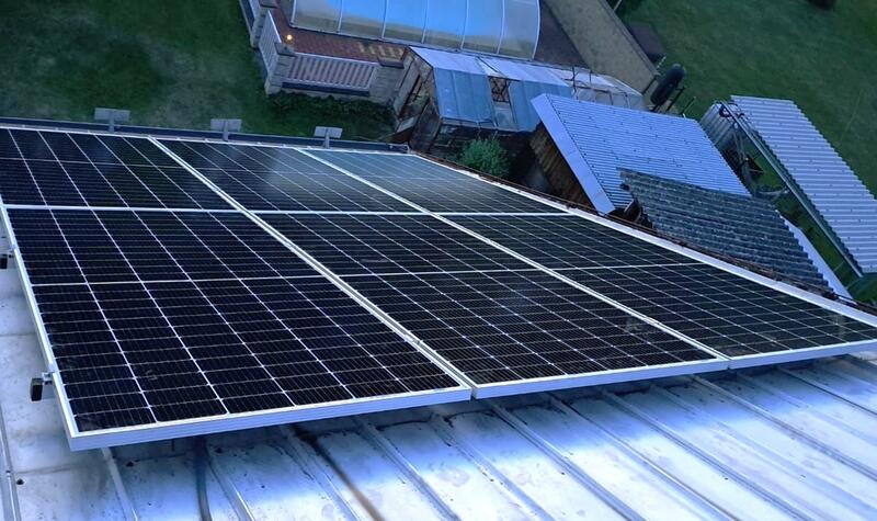 Reference: Solární elektrárna s výkonem 7,2 kWp - Bukovno-Líny 