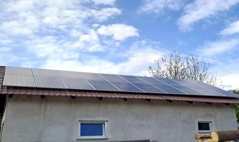 Reference: Solární elektrárna o výkonu 9 kWp instalovaná v Písečné 
