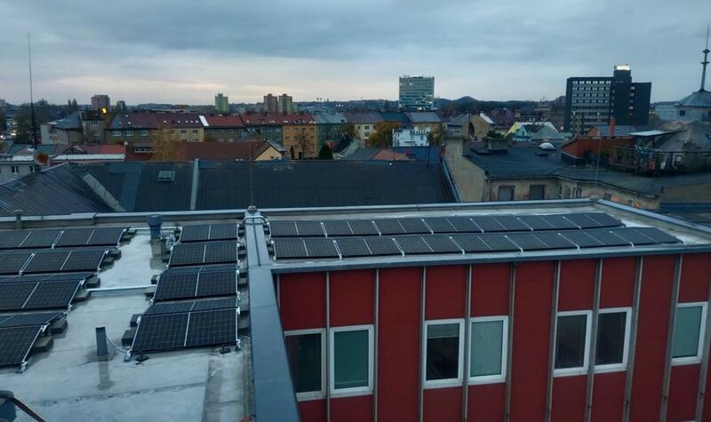 Reference: Fotovoltaická elektrárna s výkonem 83 kWp - Ostrava-Mariánské Hory