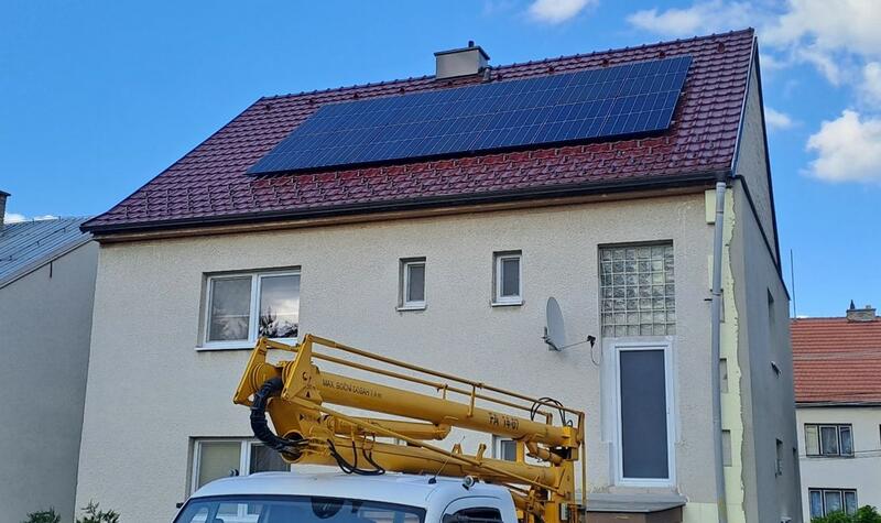 Reference: Solární elektrárna na míru s vyřízením dotace Nová zelená úsporám - Suchov 