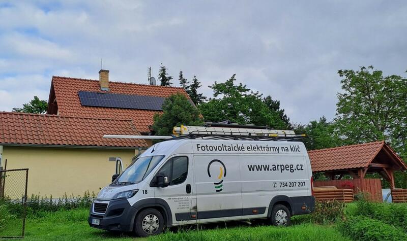 Reference: Fotovoltaika s akumulaci do baterie instalovaná v Prostějovičkách