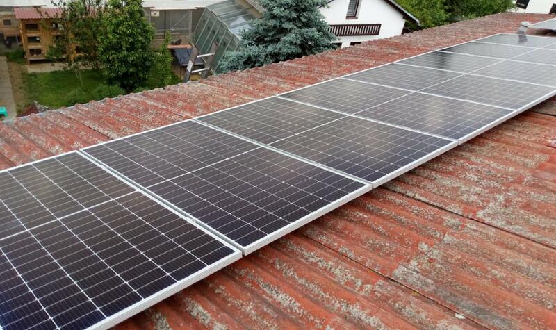 Reference: Instalace fotovoltaické elektrárny s dobíjecí stanici pro elektromobil - Drhovy