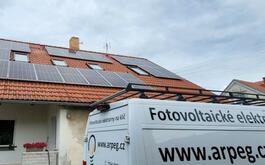 Reference Solární elektrárna s vyřízením dotace Nová zelená úsporám - Rudná