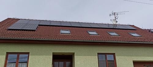 Reference Fotovoltaická elektrárna na míru instalovaná v Pustiměři 