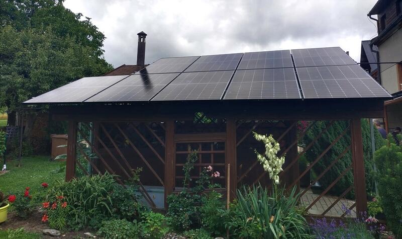Reference: Fotovoltaický systém s bateriovým úložištěm - Bludov 