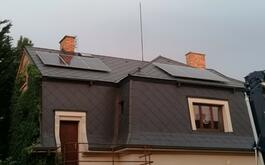Reference Fotovoltaická elektrárna o výkonu 9,9 kWp instalovaná v Praze