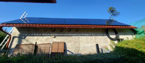 Reference FVE s výkonem 6,75 kWp a vyřízení dotace Nová zelená úsporám - Vyžlovka 