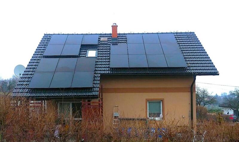 Reference: FVE s baterií a vyřízením dotace Nová zelená úsporám - Sedlnice 