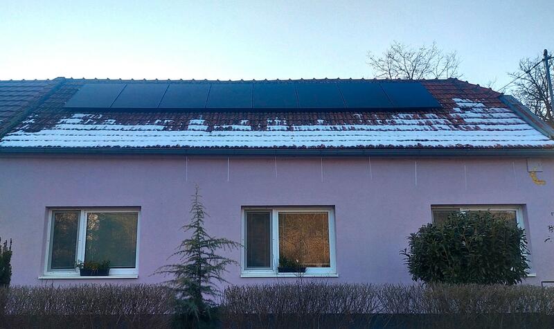 Reference: FVE s výkonem 8,1 kWp a vyřízením dotace Nová zelená úsporám -  Nové Bránice 