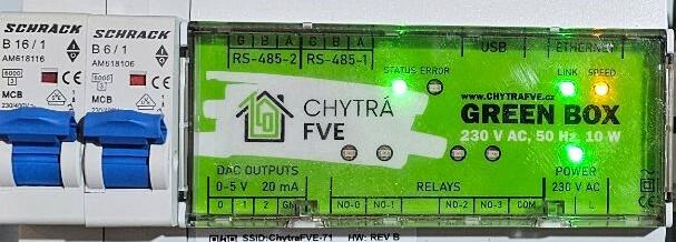 Reference: Fotovoltaika s chytrým řízením GreenBox - Březno v okrese Chomutov