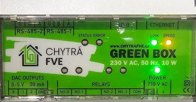 Reference: Solární elektrárna s baterii a řídicí jednotkou GreenBox - Mělnické Vtelno
