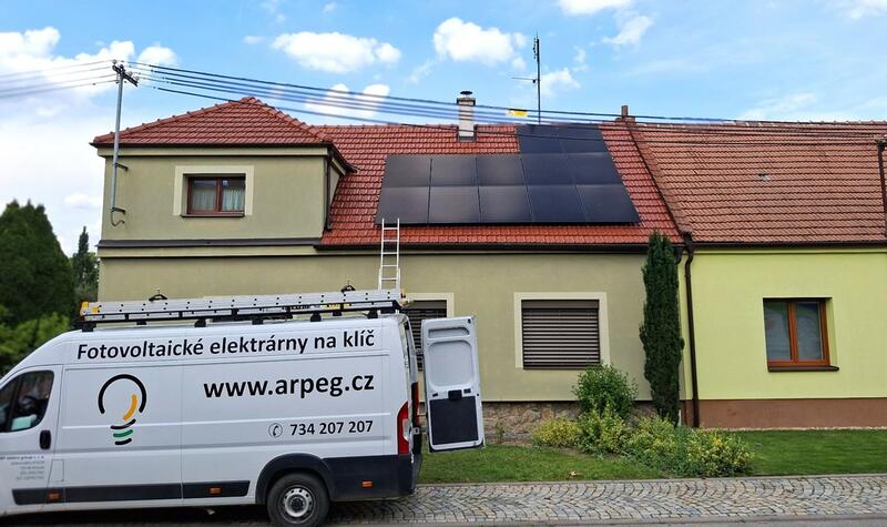 Reference: Fotovoltaická elektrárna s chytrým řízením Green Box - Blažovice, jihomoravský kraj 