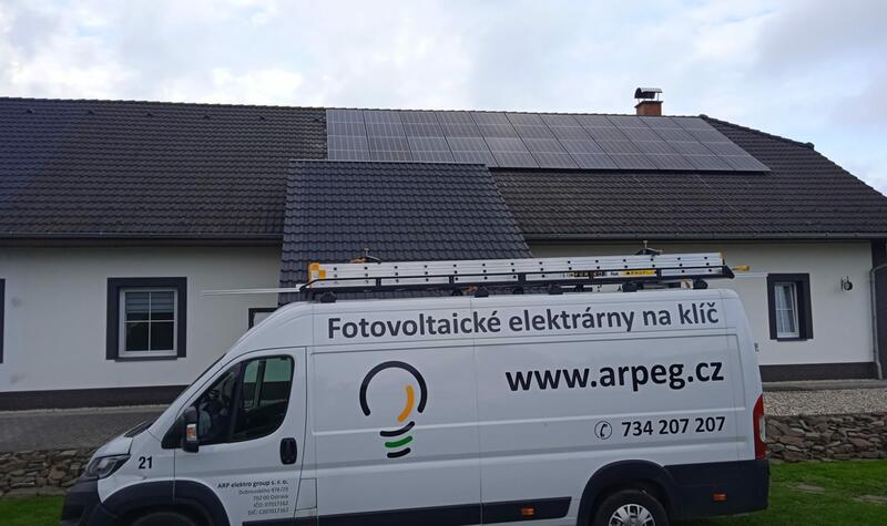 Reference: Fotovoltaická elektrárna s bateriovým úložištěm- Fulnek-Vlkovice 