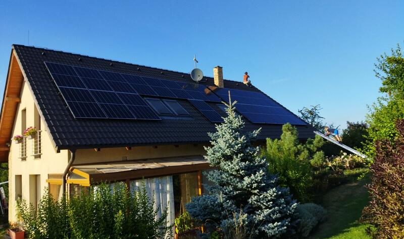Reference: Fotovoltaická elektrárna s dotací Nová zelená úsporám- Bratronice 