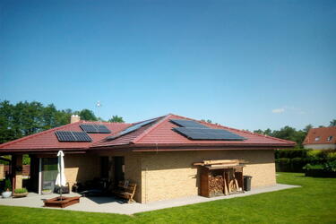 Reference: Fotovoltaická elektrárna s dotací NZÚ- Pržno 