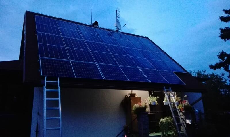 Reference: Fotovoltaická elektrárna s dotaci na bateriový systém- Kovářov-Chrást 