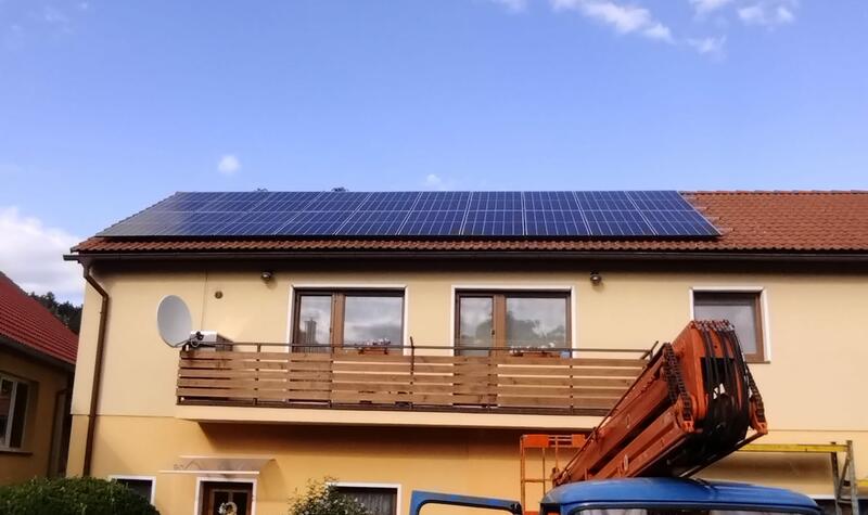 Reference: Fotovoltaika s baterií na klíč- Černín 