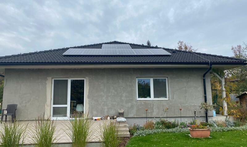 Reference: Fotovoltaická elektrárna s dotací Nová zelená úsporám- Lišnice 