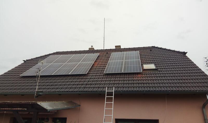 Reference: Fotovoltaická elektrárna s dotací Nová zelená úsporám- Starý Plzenec - Sedlec 