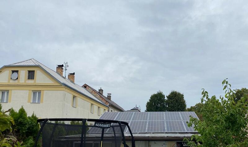 Reference: Fotovoltaická elektrárna s dotací NZÚ- Boseň 