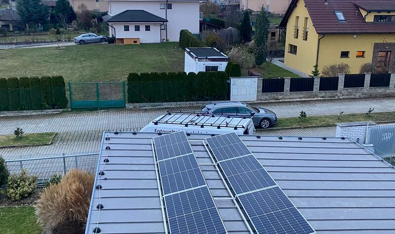 Reference: Fotovoltaická elektrárna s dotací na klíč- Hostivice 