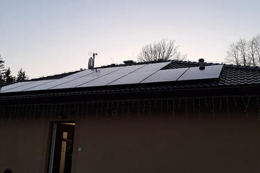 Reference: Fotovoltaická elektrárna s dotací NZÚ- Dětrichov 