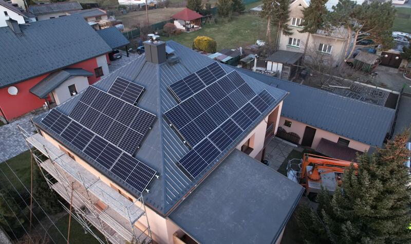 Reference: Fotovoltaická elektrárna s dotací na bateriový systém- Bohuslavice
