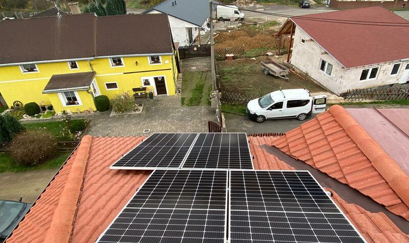 Reference: Fotovoltaická elektrárna s dotací NZÚ- Božičany 