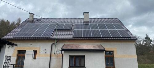Reference Fotovoltaická elektrárna s dotací NZÚ- Drahouš 