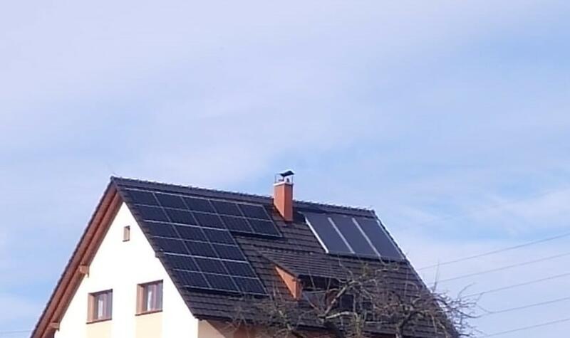 Reference: FVE s dotací Nová zelená úsporám- Bystřice 