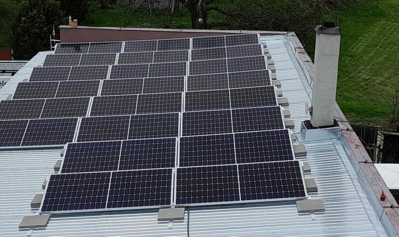 Reference: Instalace fotovoltaické elektrárny s dotací NZÚ- Spálov 